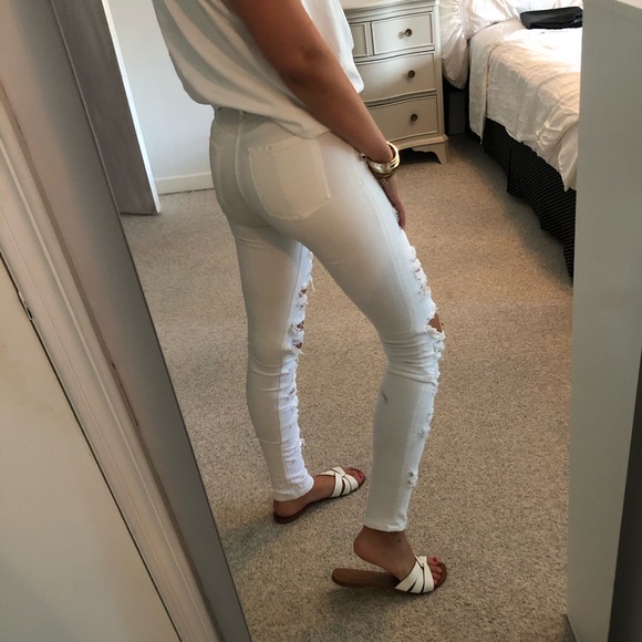 Ripped JBrand Jeans - Picture 2 of 3